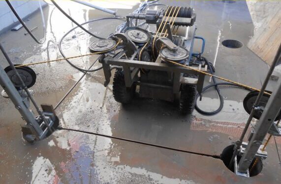 Cắt bê tông bằng dây kim cương, Công nghệ cao